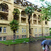 Universität Bozen im Regen