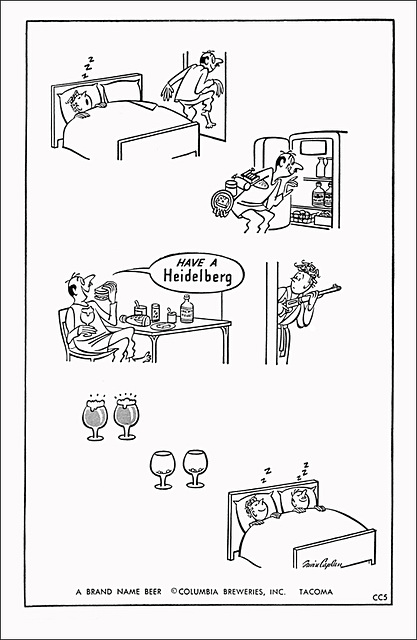Heidelberg Beer Ad, 1953