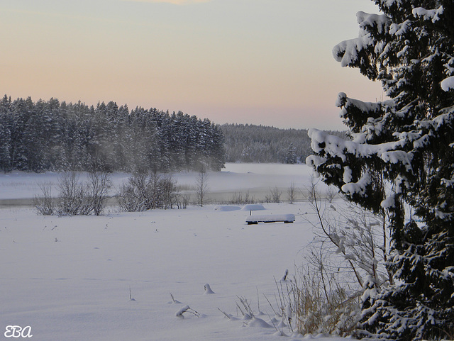 Winter View at our Summer Cottage