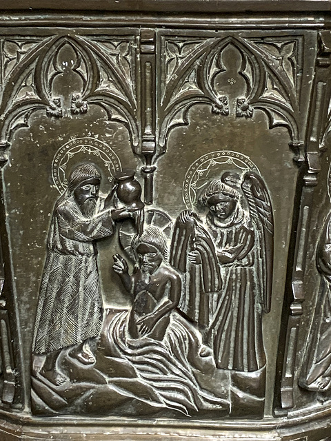 Linköping cathedral, baptismal font