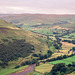 Looking down to the River Swale and Mucker on the way to Shake Holes