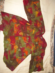 nuno felted kimono jacket - back