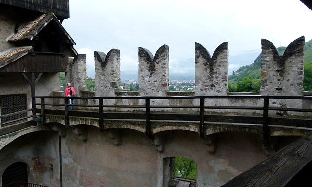 Blick vom Schloss Runkelstein