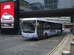 DSCF9516 First Midland Red 66691 (CN07 HVG) in Birmingham - 19 Aug 2017