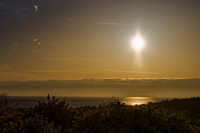 Thurstaston Common sunset