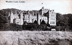 Mauldslie Castle, Lanarkshire (Demolished) From a c1910 postcard