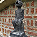 madingley hall, cambs  (7) leadwork ape added to earlier tank