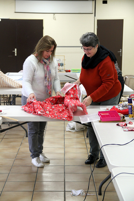 Atelier couture de Noël 2022 - Chaussette de Noël