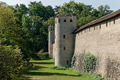 Les remparts de Bâle dans le quartier Saint-Alban