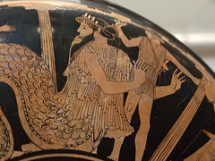 Detail of a Terracotta Kylix Attributed to the Briseis Painter in the Metropolitan Museum of Art, May 2009