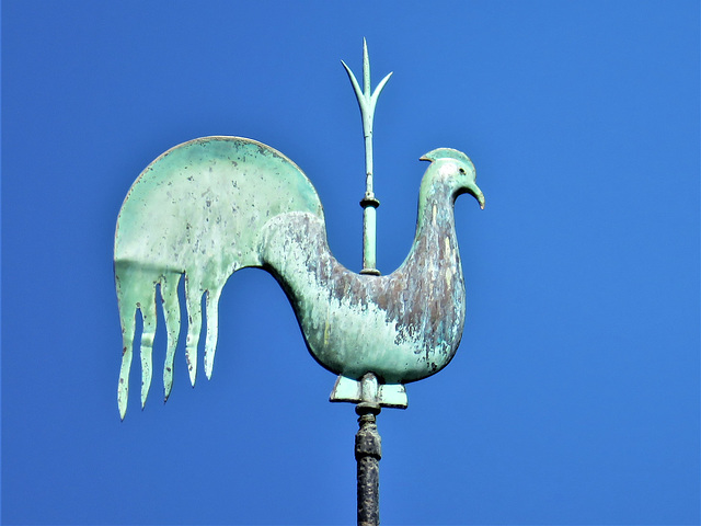 bayford church, wind vane cock,  herts, c19 by woodyer 1870-1 (3)