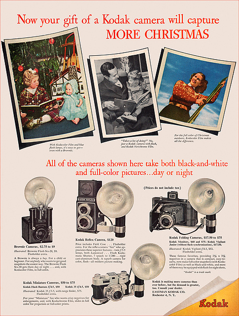 Kodak Camera Ad, c1946