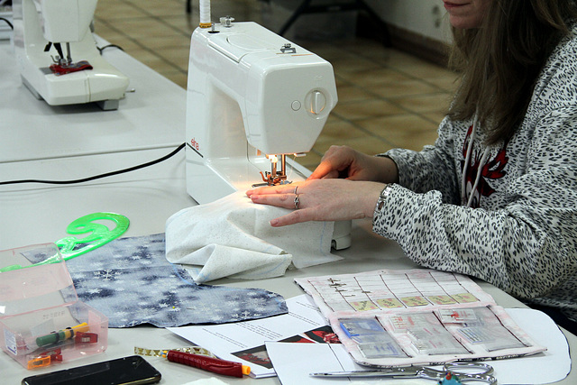 Atelier couture de Noël 2022 - Chaussette de Noël