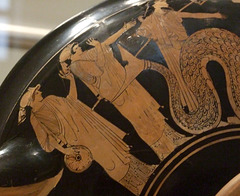 Detail of a Terracotta Kylix Attributed to the Briseis Painter in the Metropolitan Museum of Art, May 2009