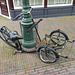 Broken transport tricycle
