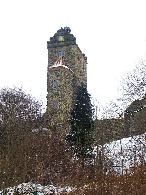 Burg Stolpen im Winter