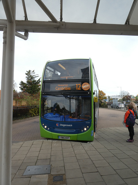 Stagecoach East (Cambus) 15220 (YN15 KHT) in Newmarket - 19 Oct 2022 (P1130813) Stagecoach East (Cambus) 15220 (YN15 KHT) in Newmarket - 19 Oct 2022 (P1130813)