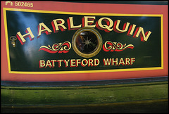 Harlequin narrowboat