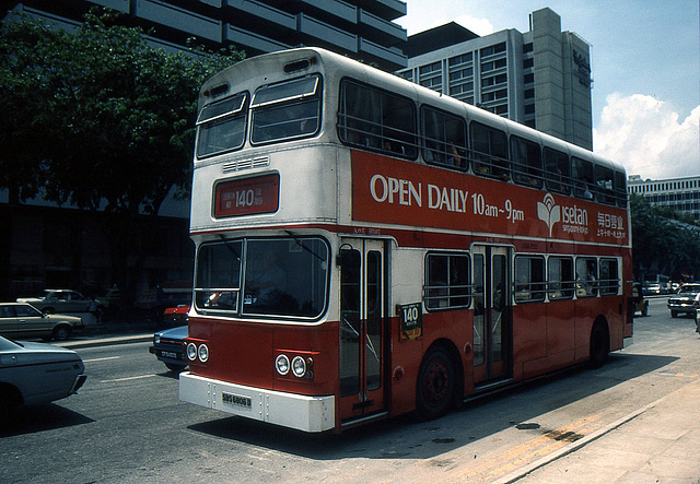 Singapur mit einem Hauch aus Britischer Zeit 1981