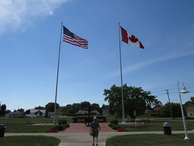 Small park in Port Huron