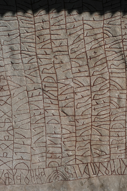 Rök runestone, detail