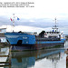 MV Elise approaching Newhaven swing bridge - 19 11 2019