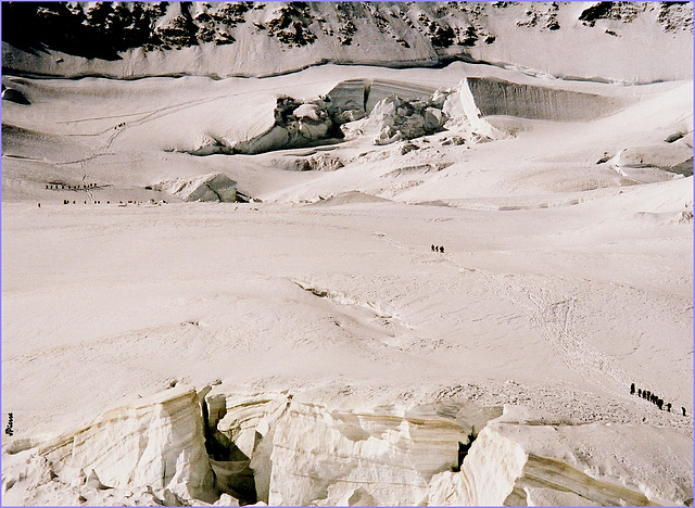 Ascension pour le col des Ecrins (Htes Alpes)