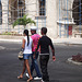 Scaffolding Lady on heels - Dame Échafaudage en Talons Hauts