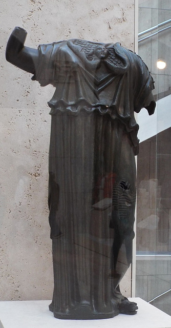 Bronze Minerva from Guadalajara in the Archaeological Museum of Madrid, October 2022