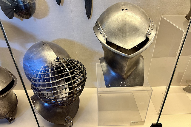 Florence 2023 – Museo nazionale del Bargello – Tournament helmets