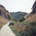 Looking downstream towards The Nabs along the River Dove (Scan from August 1989)