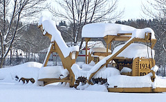 Old Mining Equipment in Quesnel, BC