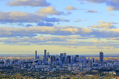 Brisbane from Mount Coot-Tha