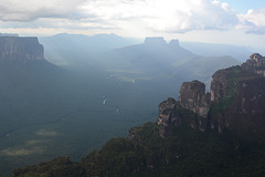 Venezuela, Aerial view of Devil's Gorge