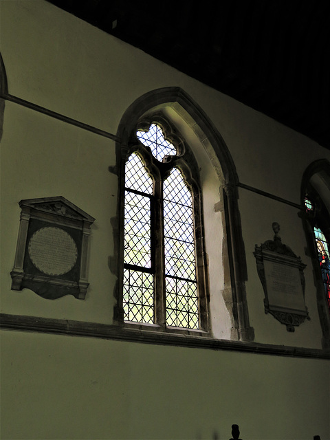 great dunmow church, essex, Early c14 chancel window