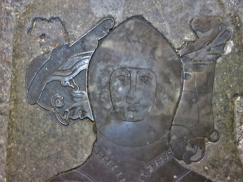 dorchester abbey church, oxon brass of sir john drayton +1417 with saracen crest(36)