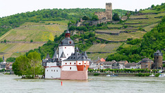 Burg Pfalzgrafenstein im Rhein und Burg Gutenfels