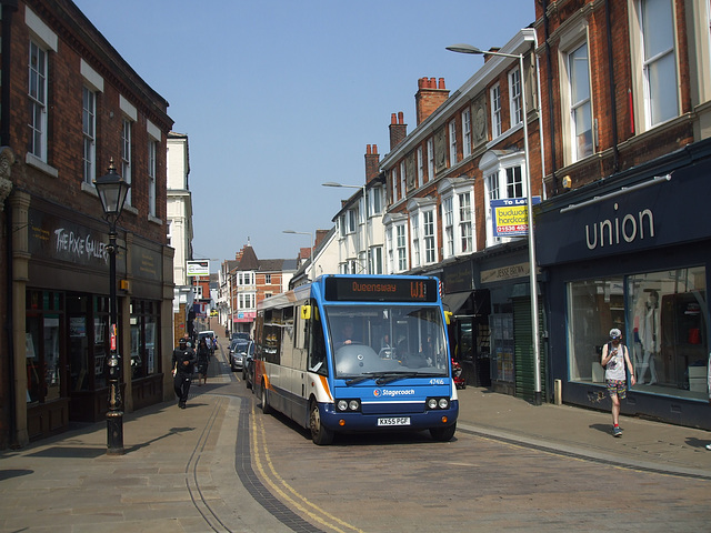 DSCF1436 Stagecoach Midlands 47416 (KX55 PGF) in Wellingborough - 21 Apr 2018