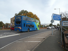 Stagecoach East (Cambus) 15220 (YN15 KHT) in Newmarket - 19 Oct 2022 (P1130820)