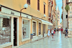 Zadar - Blick vom Volksplatz zur Kathedrale der Hl. Anastasia