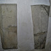 rampton church, cambs   (6) cross slab tomb coffin lid, c12