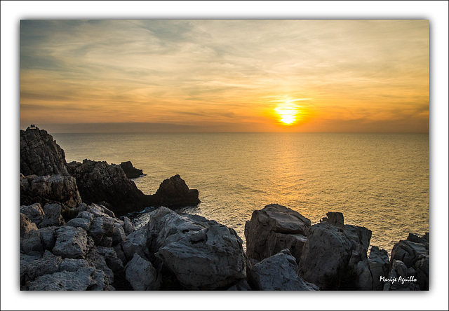 Puesta de sol en Punta Nati