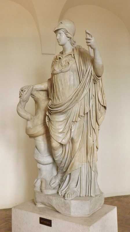 The Ludovisi Athena in the Palazzo Altemps, June 2012