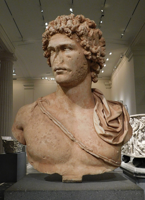 Marble Portrait Bust of a Young Man in the Metropolitan Museum of Art, October 2023