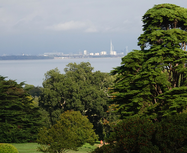 View of Portsmouth from Osborne House