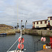 St.Abbs lifeboat station and stolen fish boxes