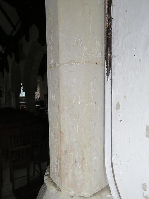 rampton church, cambs   (9) graffiti