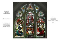 East Blatchington ~ St Peter ~ the Maria Fehrsen Memorial window - by Heaton Butler & Bayne 1877