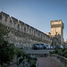Teinansicht  der Stadtmauer von Avignon