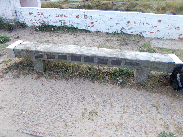 bcd - memorial bench